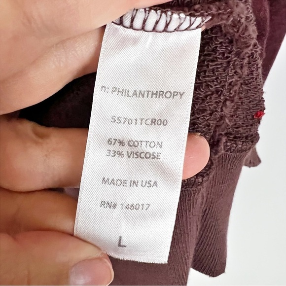 n:Philanthropy Sedro Sweatshirt in Wine Tasting - Picture 6 of 7